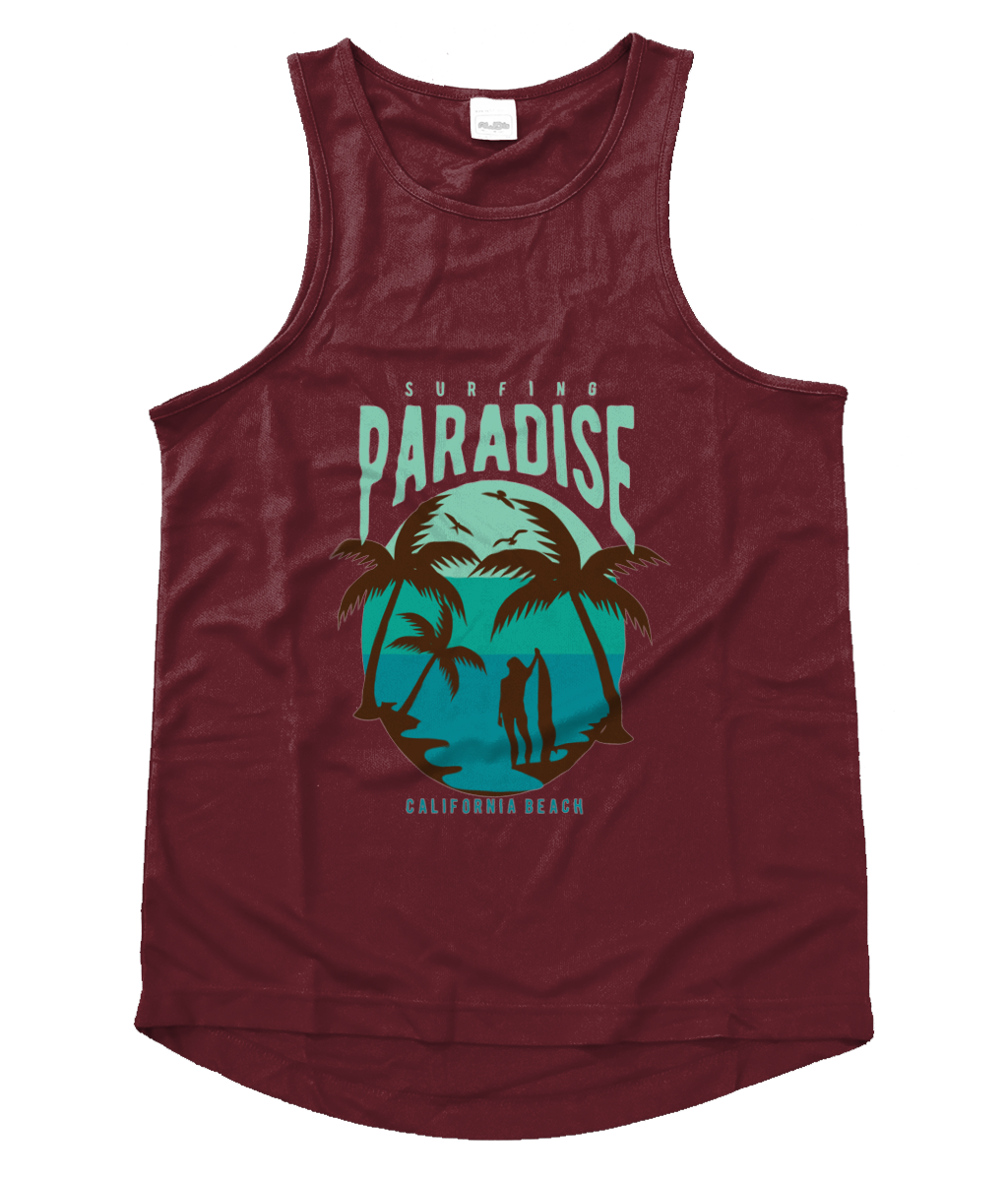 Surfing Paradise California Beach - Men's Cool Vest