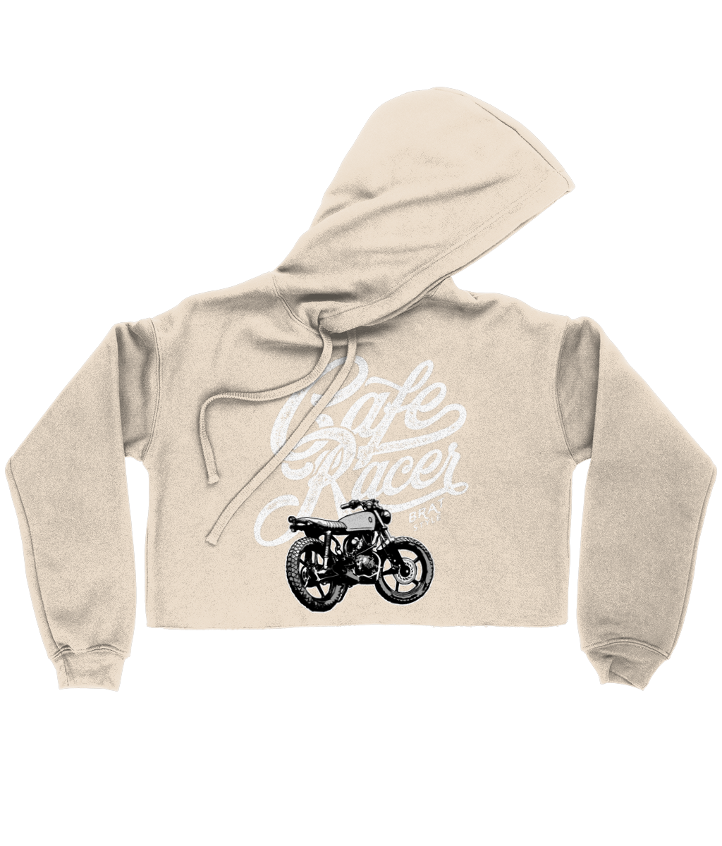 Cafe Racer Factory - Sweat à capuche court Bella pour femme 