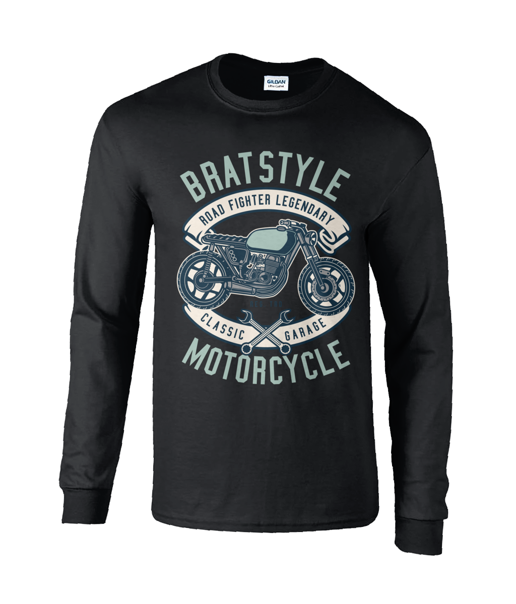 Brat Style - T-shirt à manches longues en coton ultra-doux