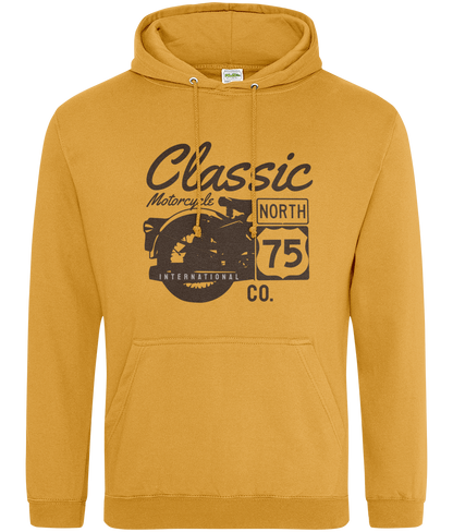 Sweat à capuche Classic Motorcycle 75 Black - AWDis College