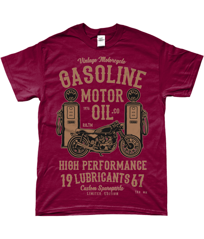 Gasoline Motor Oil - SoftStyle Ringspun T-Shirt