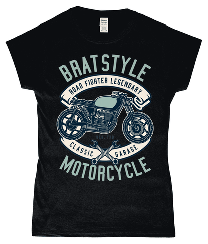 Brat Style - Gildan SoftStyle® Ladies Fitted Ringspun T-Shirt - Vitesse T-Shirts UK