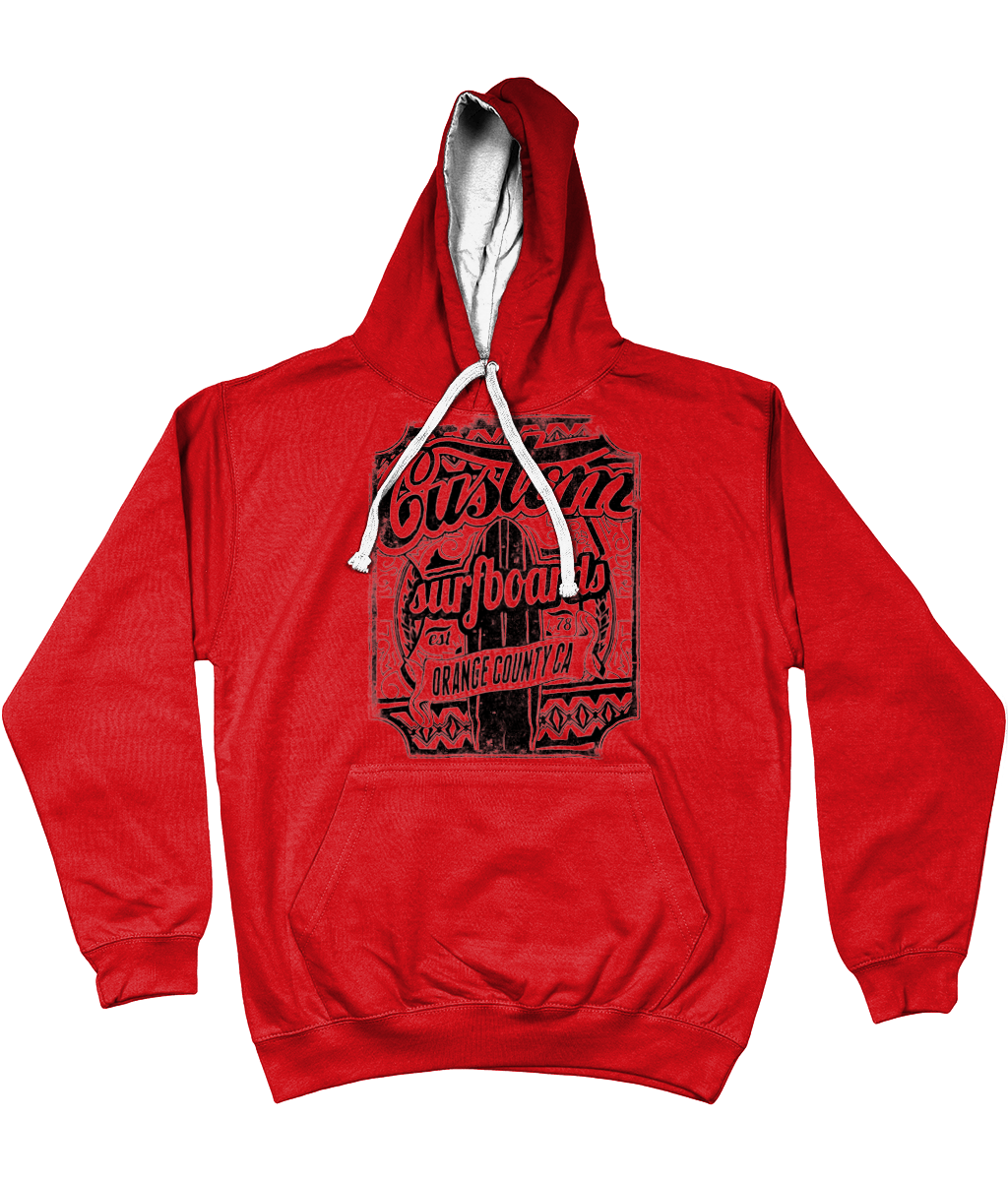 Custom Surfboards - AWDis Varsity Hoodie