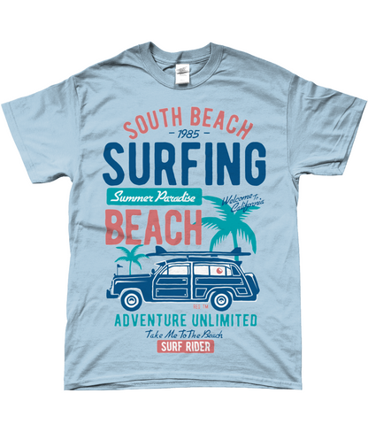 South Beach v2 - T-shirt filé à anneaux SoftStyle