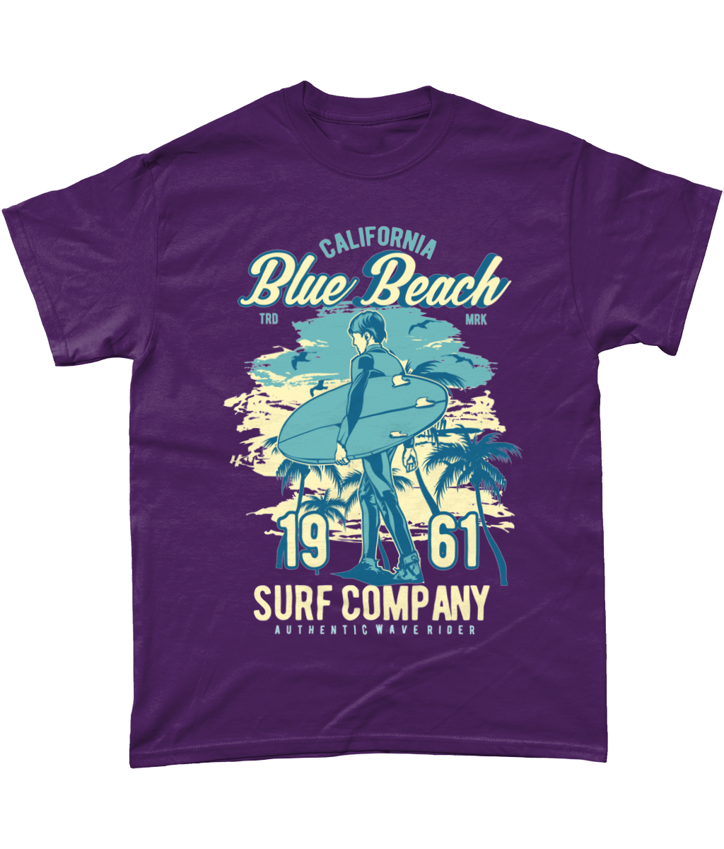 Blue Beach - Gildan Heavy Cotton T-Shirt