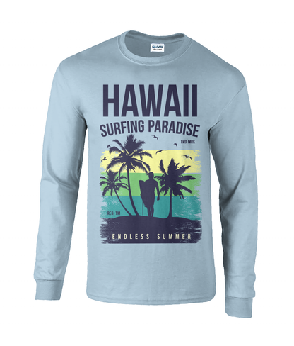 Hawaii Endless Summer - Ultra Cotton Long Sleeve T-Shirt - Vitesse T-Shirts UK