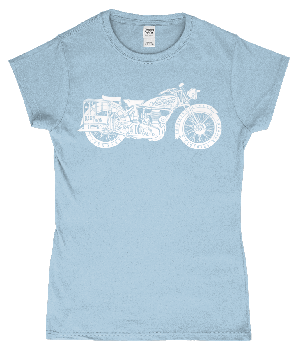 Enjoy The Ride - Weiß - SoftStyle Damen Tailliertes Ringspun T-Shirt