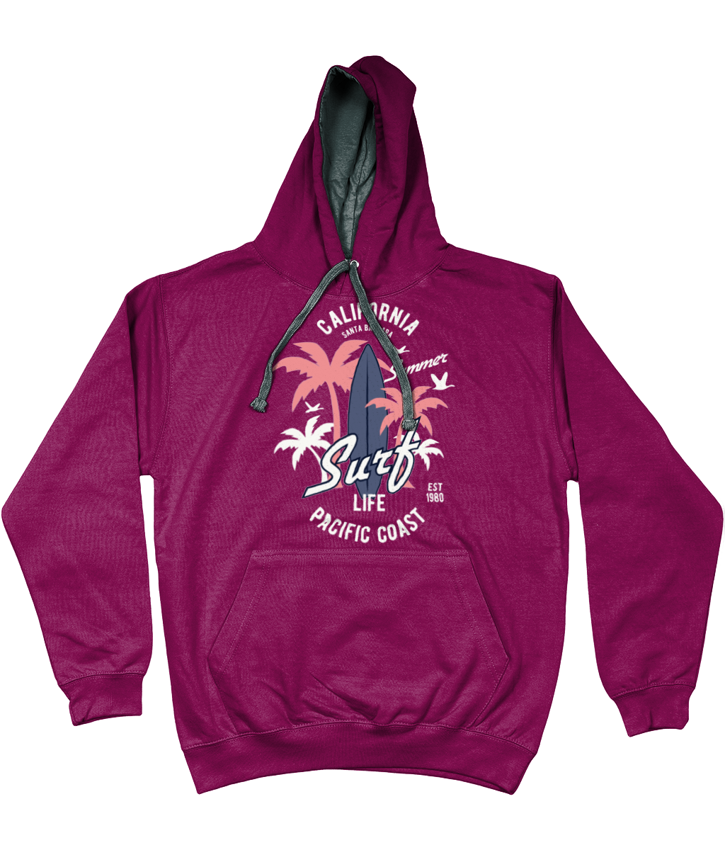 California Surf - AWDis Varsity Hoodie