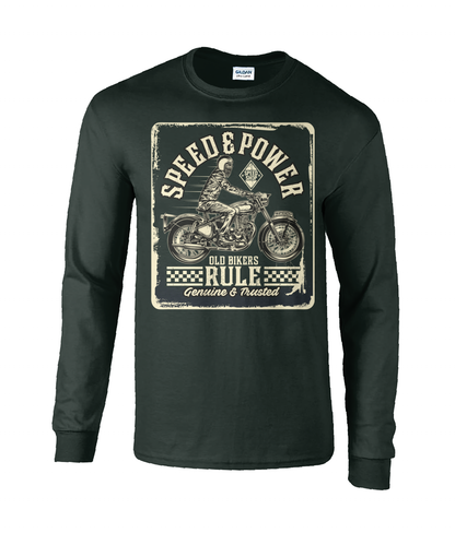 Old Bikers Rule - Langarm-T-Shirt aus Ultra Cotton®