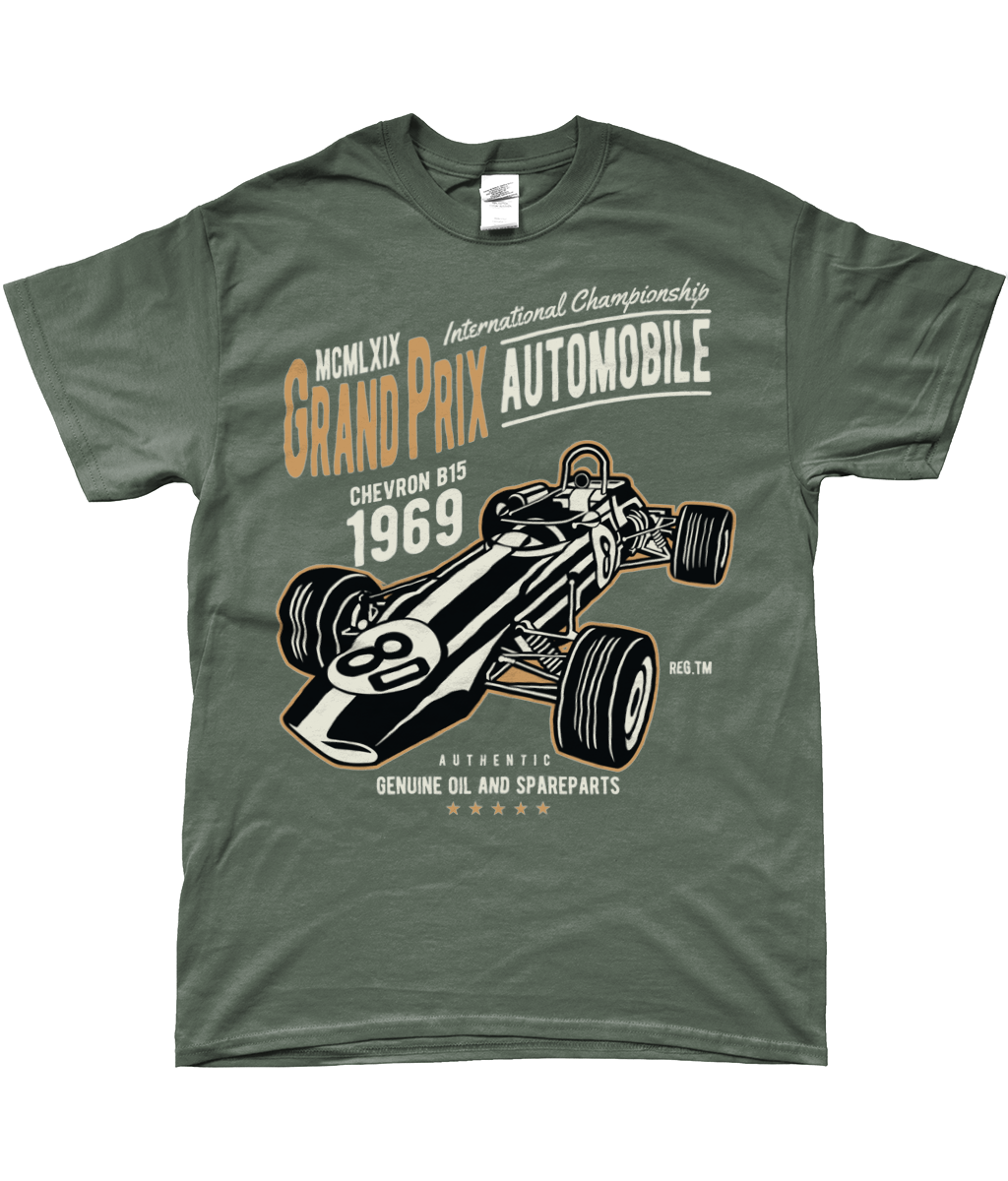 Grand Prix - T-shirt filé à anneaux SoftStyle