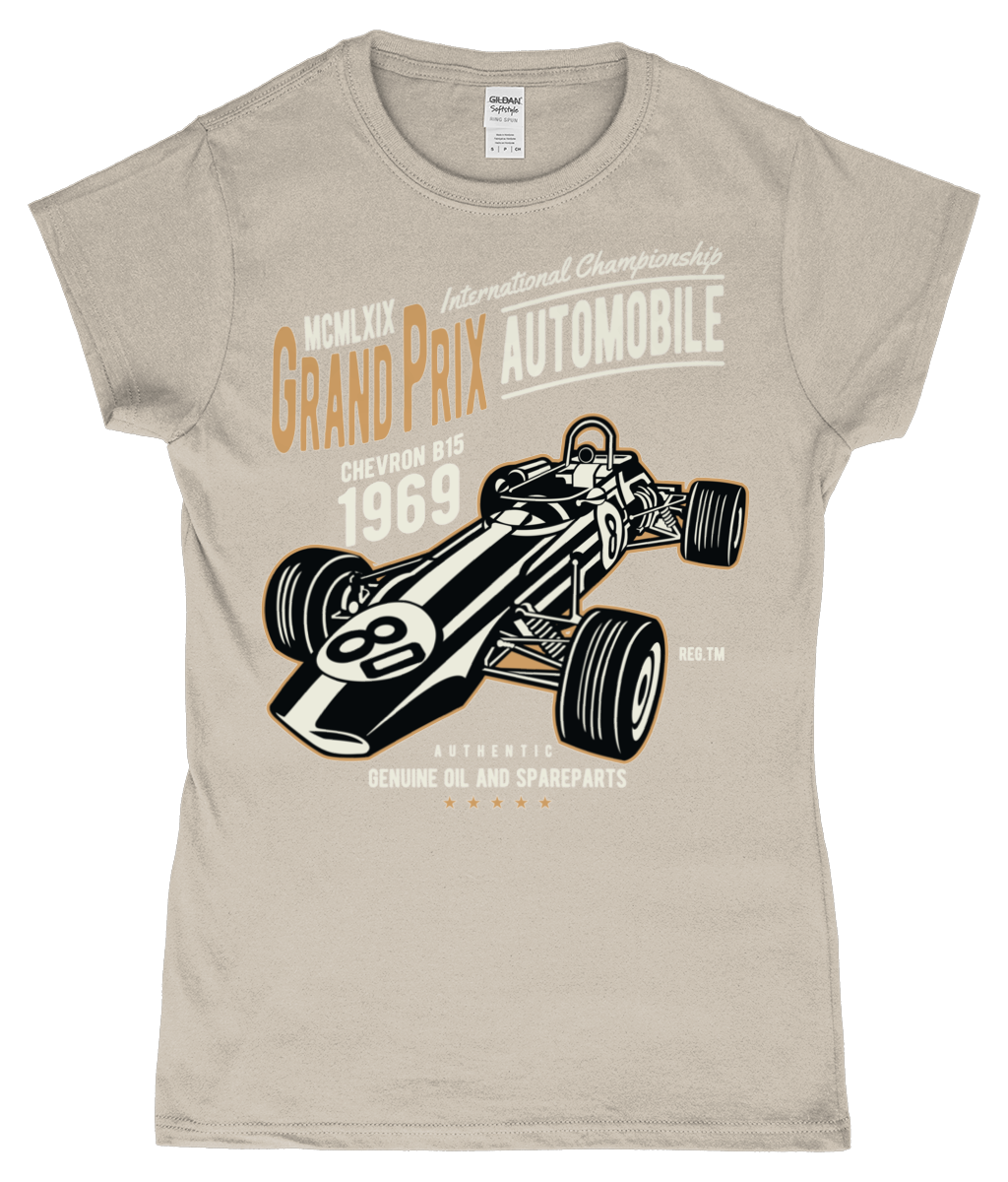 Grand Prix - SoftStyle Ladies Fitted Ringspun T-Shirt