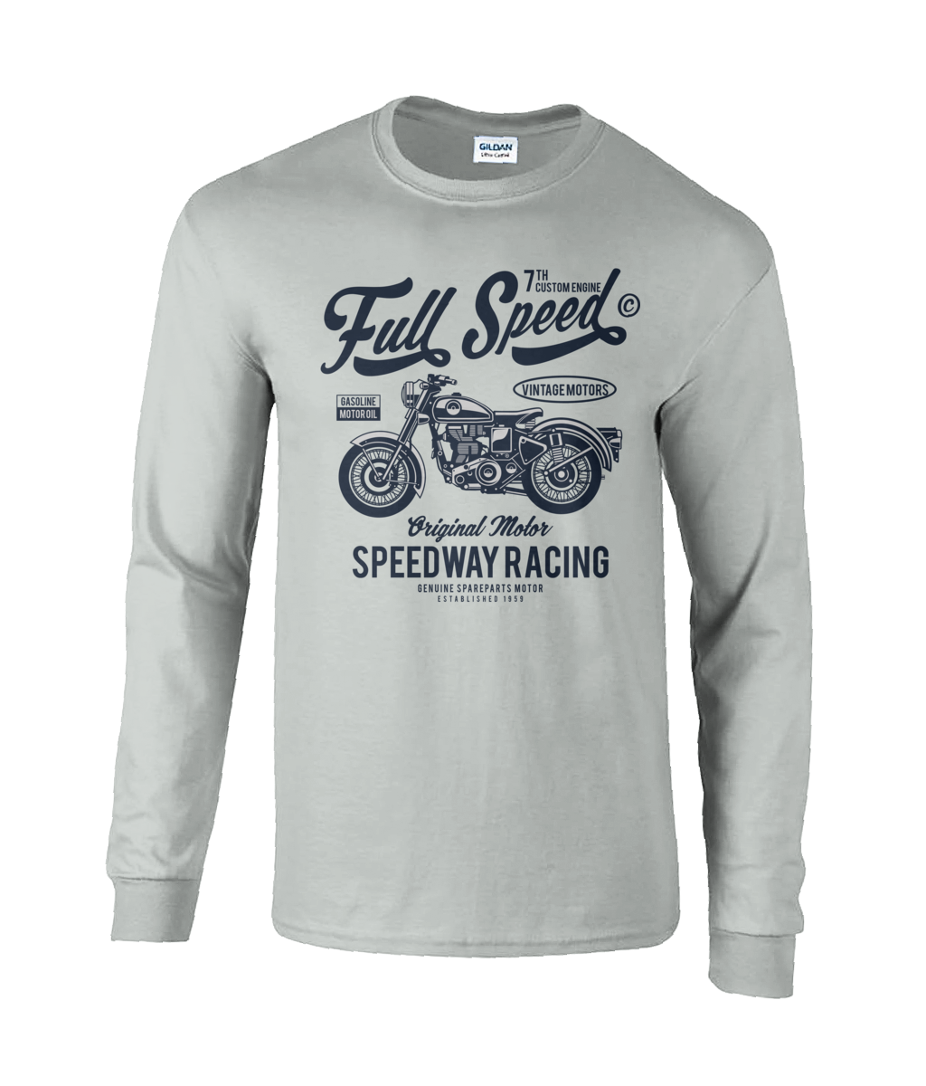 Full Speed ​​- T-shirt à manches longues en coton ultra