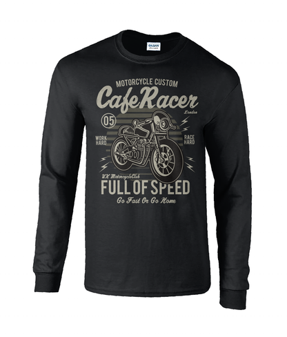 Cafe Racer v1 – Langärmliges T-Shirt aus Ultra-Baumwolle