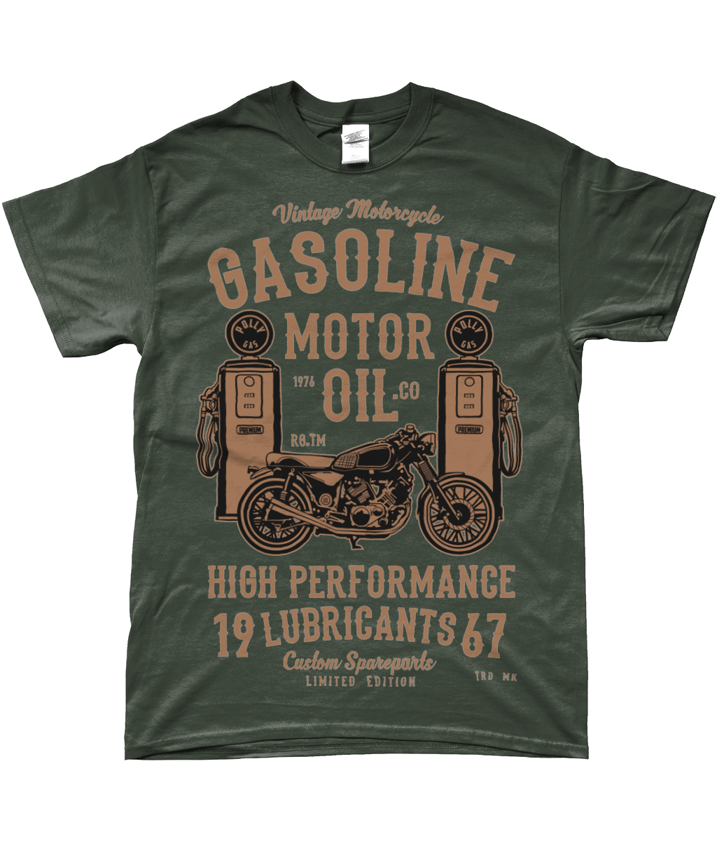 Benzin-Motoröl - SoftStyle Ringspun T-Shirt