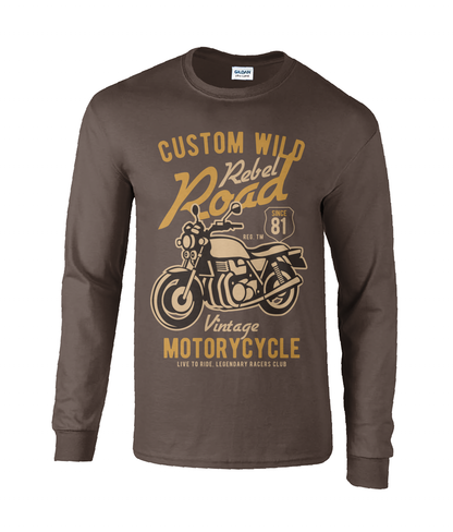 Custom Wild - Langarm-T-Shirt aus Ultra-Baumwolle