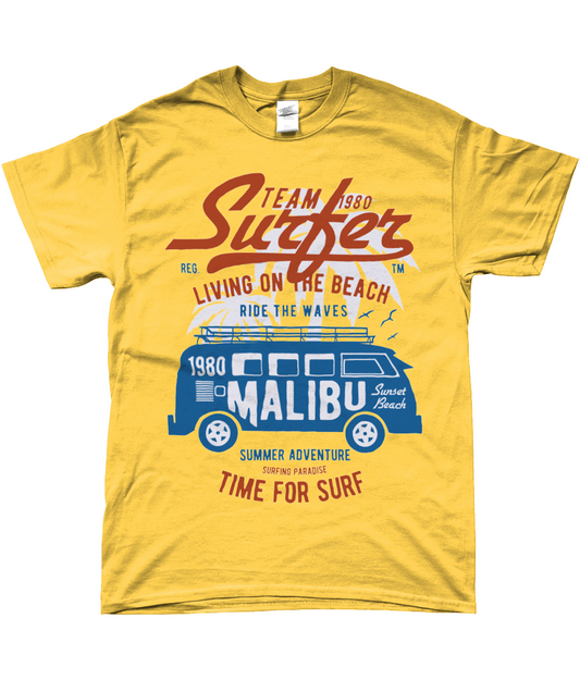 Équipe Surfer 1980 - T-shirt Gildan SoftStyle® Ringspun