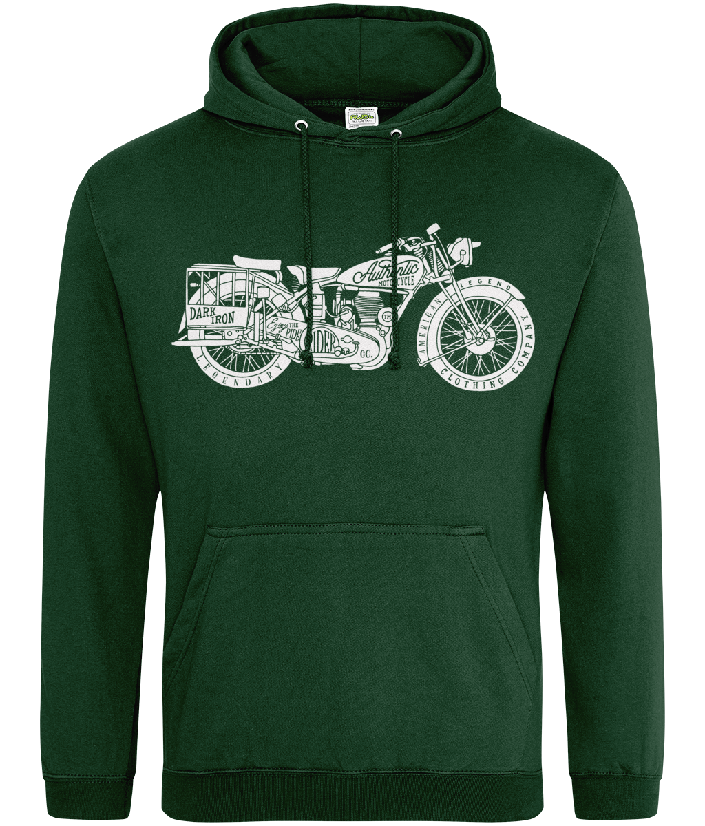 Enjoy The Ride - Weiß - AWDis College Hoodie