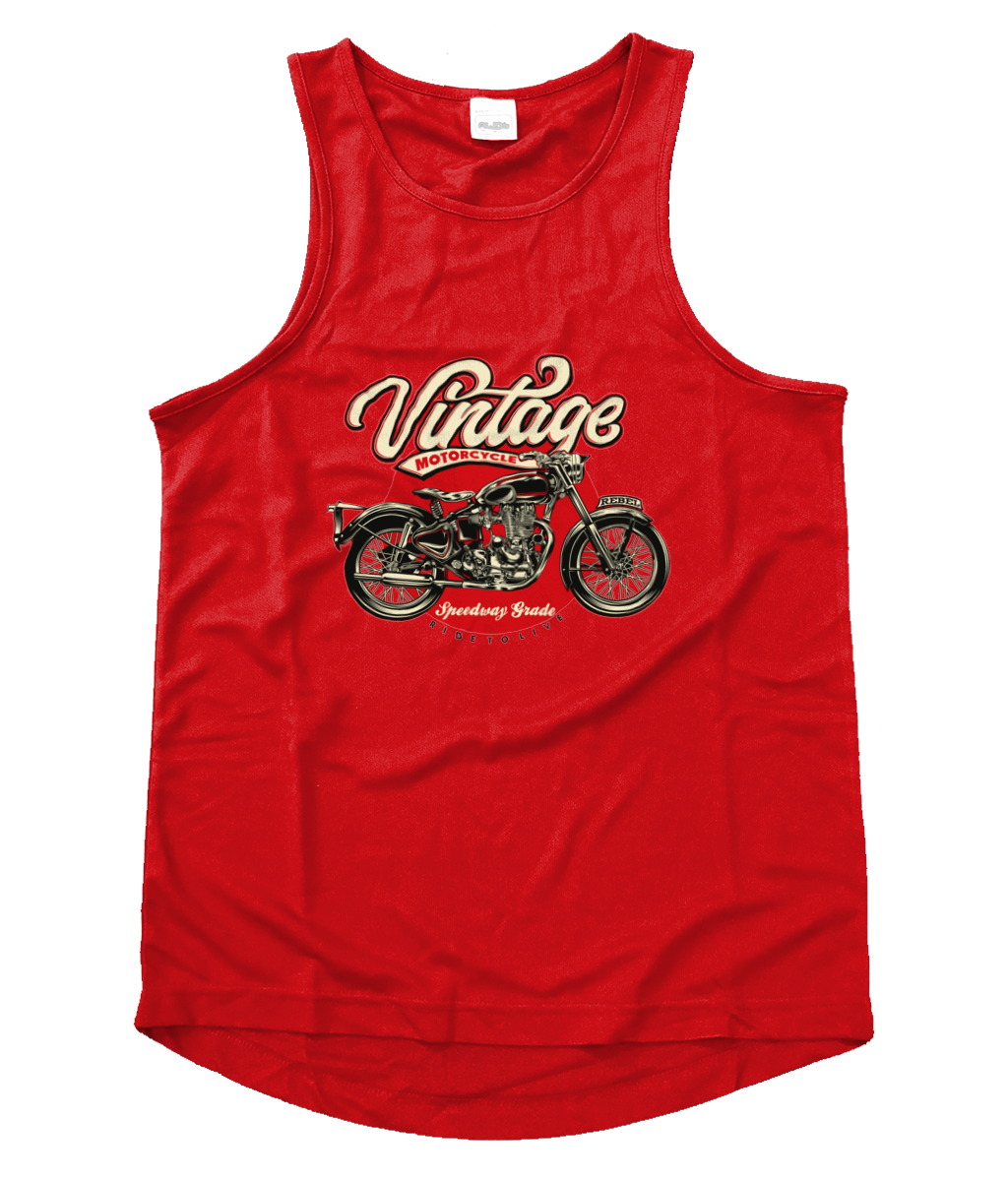 Vintage Motorcycle - Men's Cool Vest