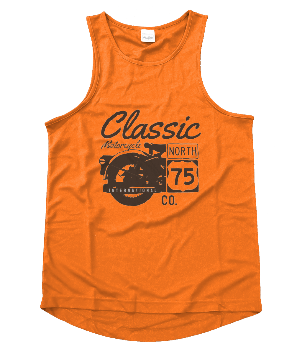 Classic Motorcycle 75 Black - Men's Cool Vest