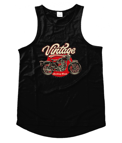 Vintage Motorcycle - Men's Cool Vest - Vitesse T-Shirts UK