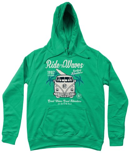 Ride The Waves – AWDis Girlie College Hoodie