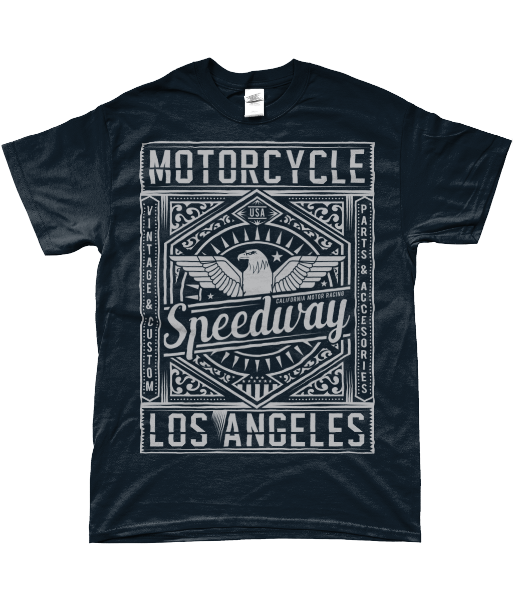 Motorcycle Speedway - Gildan SoftStyle® Ringspun T-Shirt