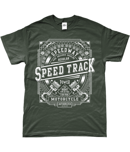 Speed ​​Track - T-shirt filé à anneaux SoftStyle