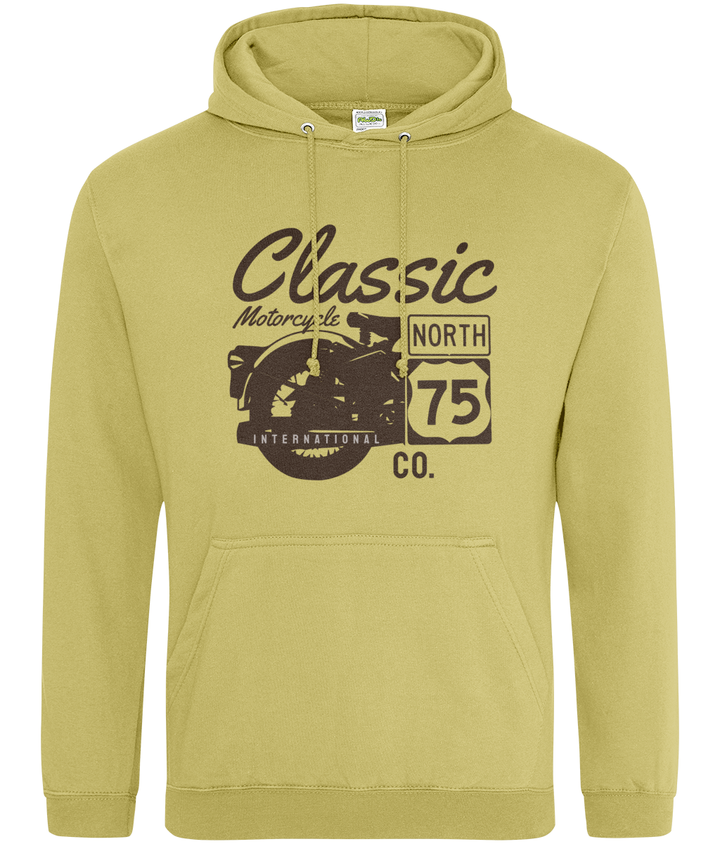 Sweat à capuche Classic Motorcycle 75 Black - AWDis College