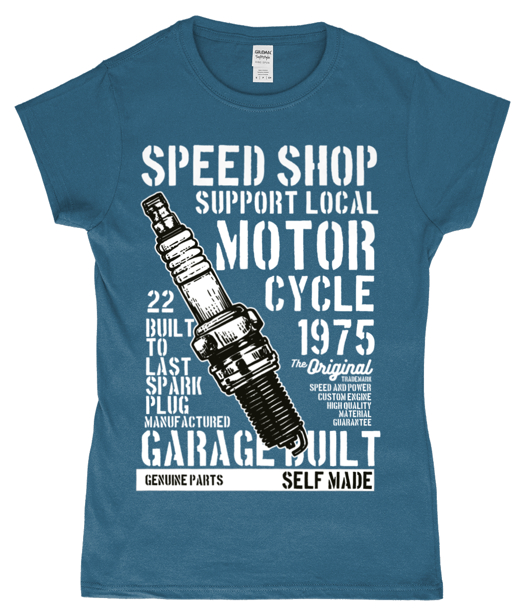 Speed Shop - SoftStyle Ladies Fitted Ringspun T-Shirt