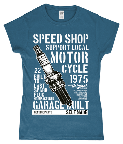 Speed Shop - SoftStyle Ladies Fitted Ringspun T-Shirt