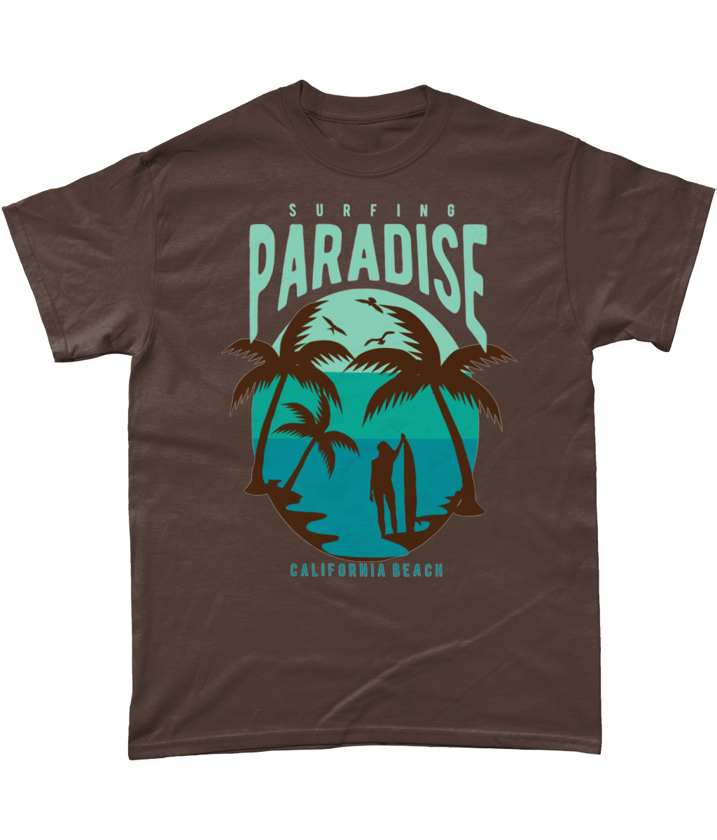 Surfing Paradise California Beach - T-shirt en coton épais