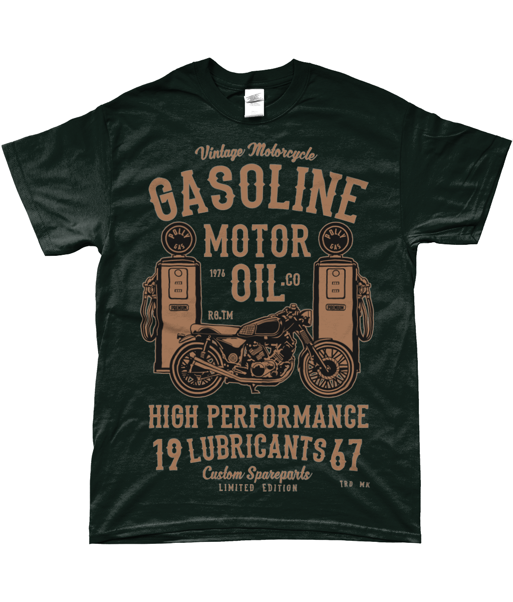 Benzin-Motoröl - SoftStyle Ringspun T-Shirt