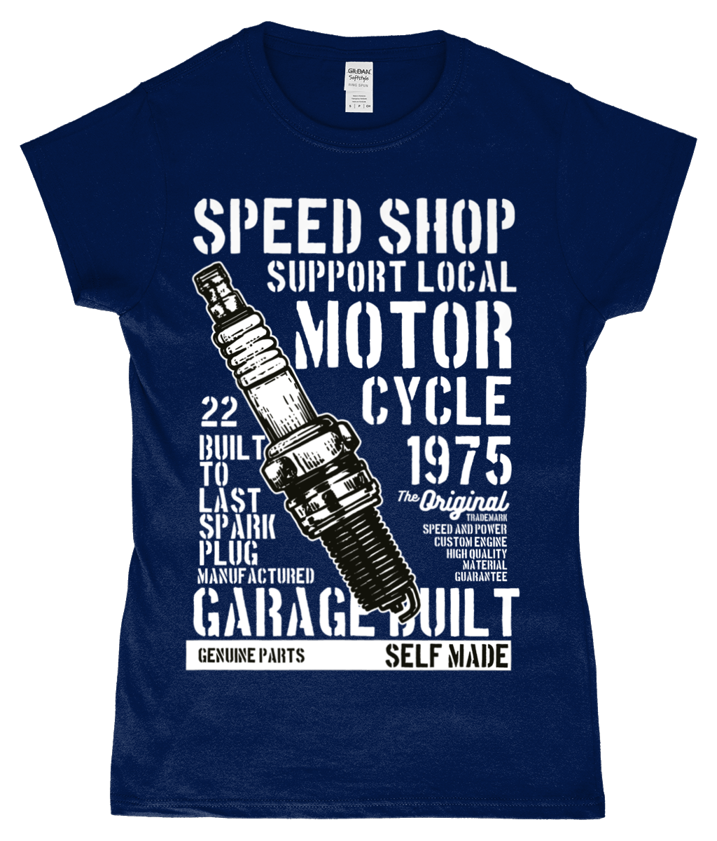 Speed Shop - SoftStyle Ladies Fitted Ringspun T-Shirt