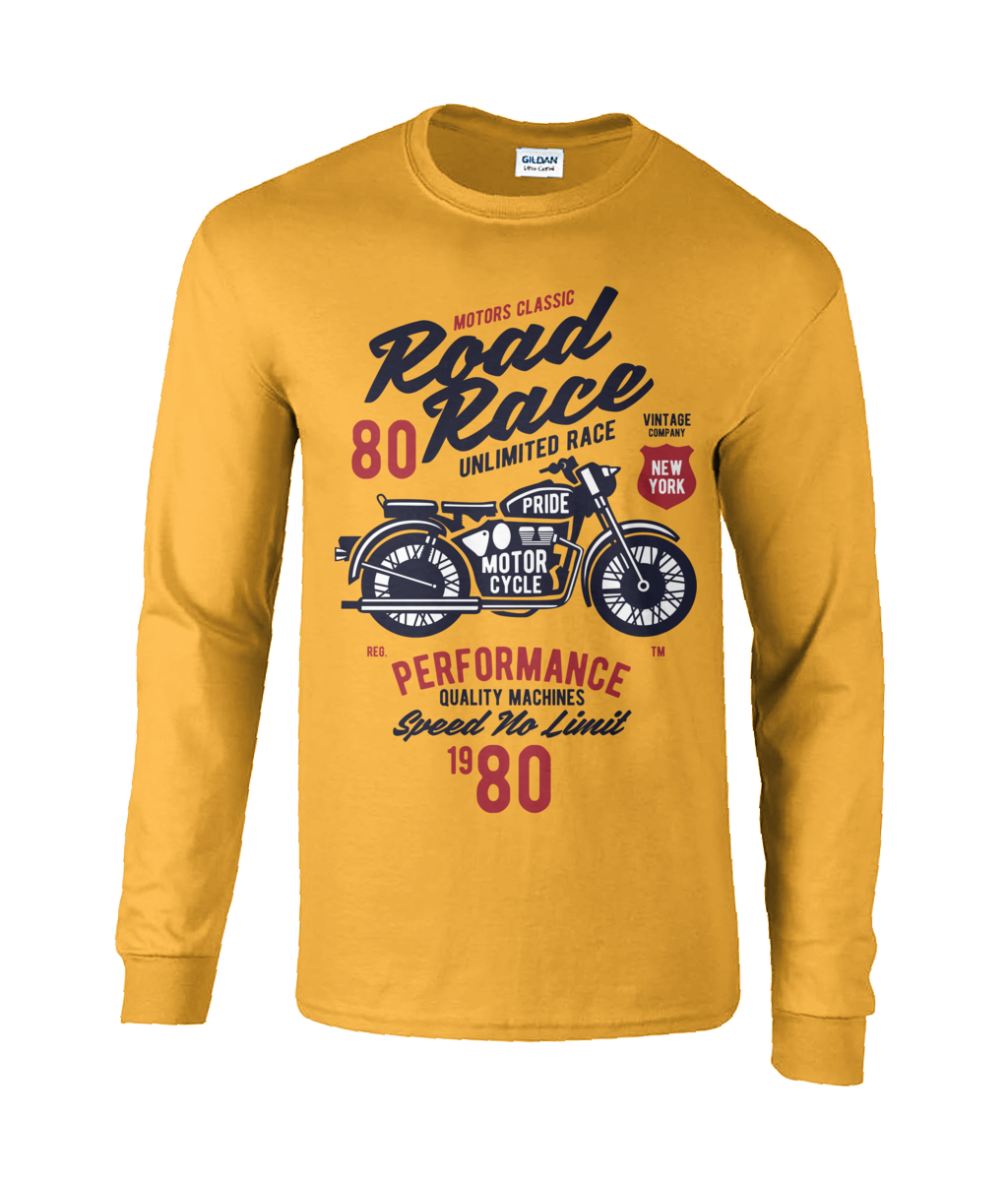 Road Race Motorcycle - Ultra Cotton Long Sleeve T-Shirt