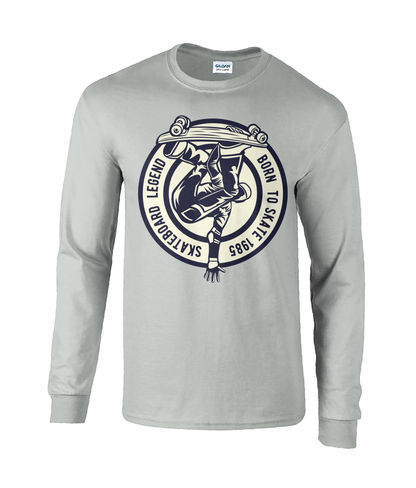 Skateboard Legend - Ultra Cotton® Long Sleeve T-Shirt - Vitesse T-Shirts UK