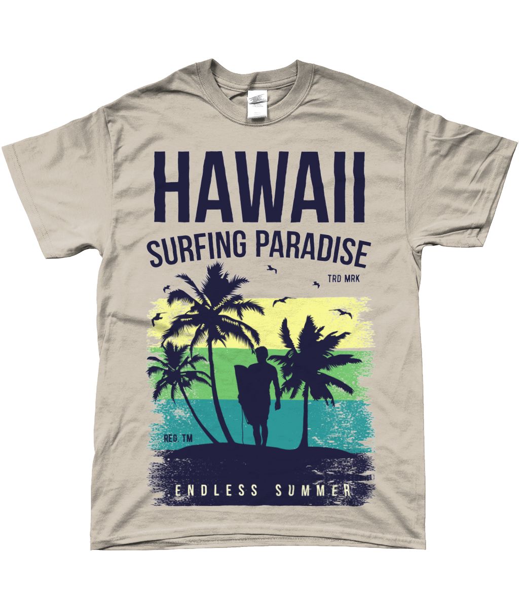 Hawaii Endloser Sommer - Gildan SoftStyle® Ringspun T-Shirt