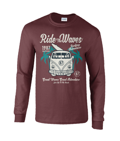 Ride The Waves - Ultra Cotton Long Sleeve T-Shirt