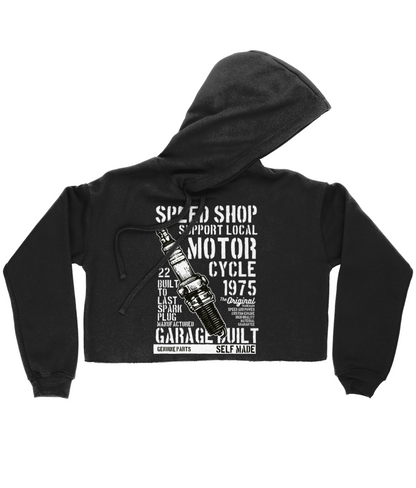 Speed Shop - Bella Ladies Cropped Hoodie