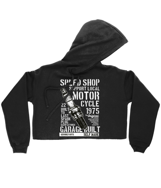 Speed ​​Shop - Bella Damen Kurzer Hoodie 