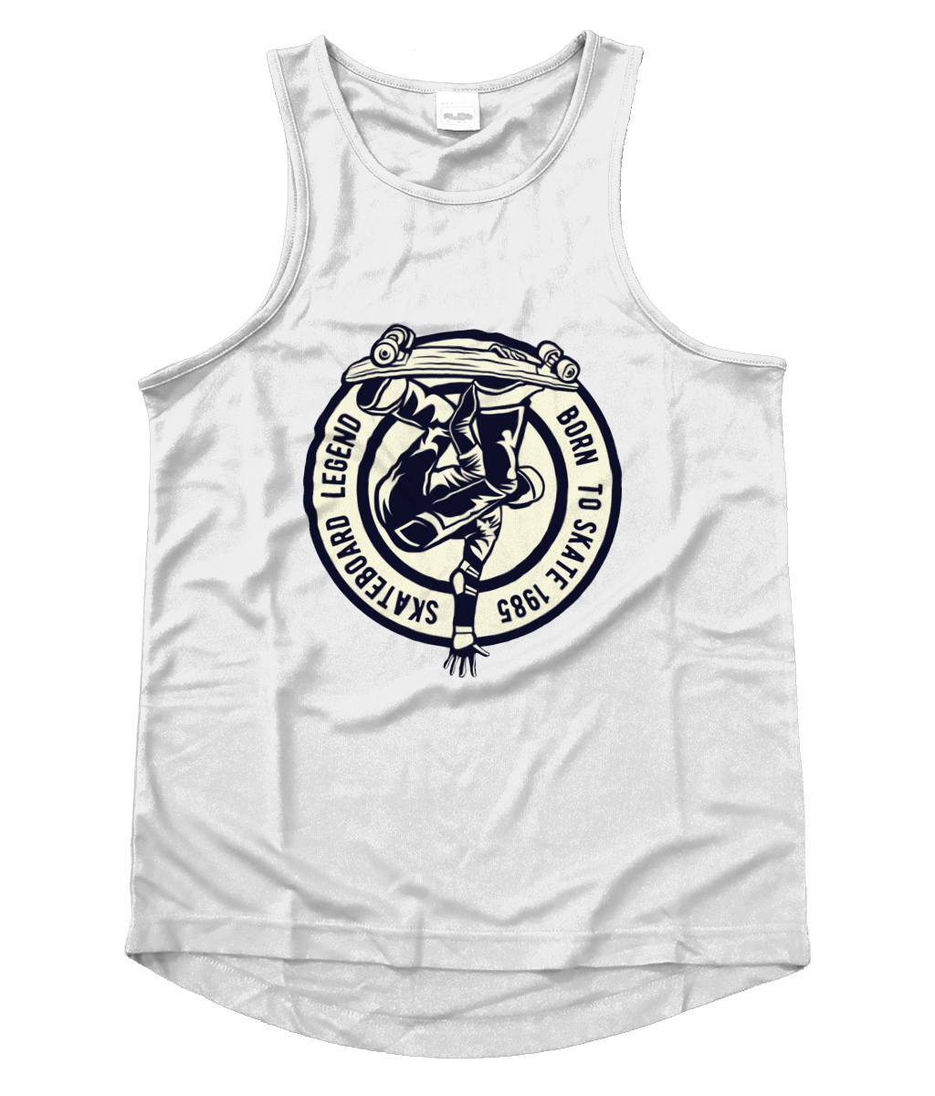 Skateboard Legend - Men's Cool Vest - Vitesse T-Shirts UK