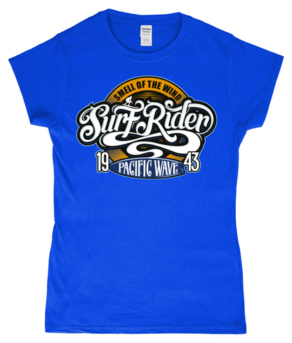 Surf Rider v2 - SoftStyle Ladies Fitted Ringspun T-Shirt