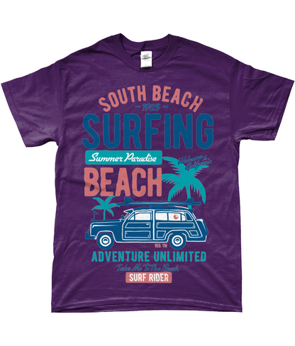 South Beach v2 - SoftStyle Ringspun T-Shirt