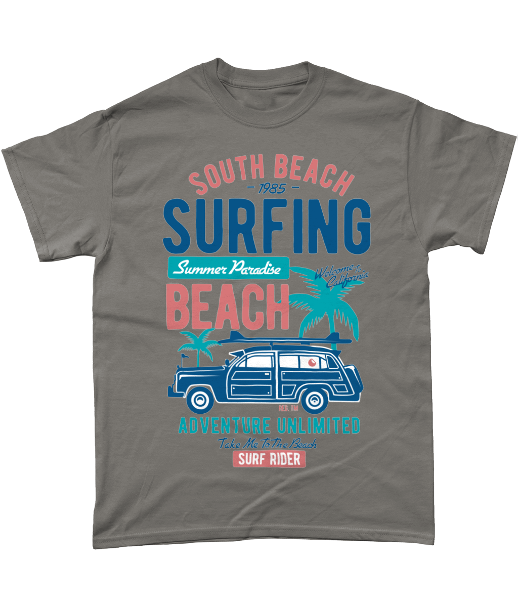 South Beach v2 – T-Shirt aus schwerer Baumwolle