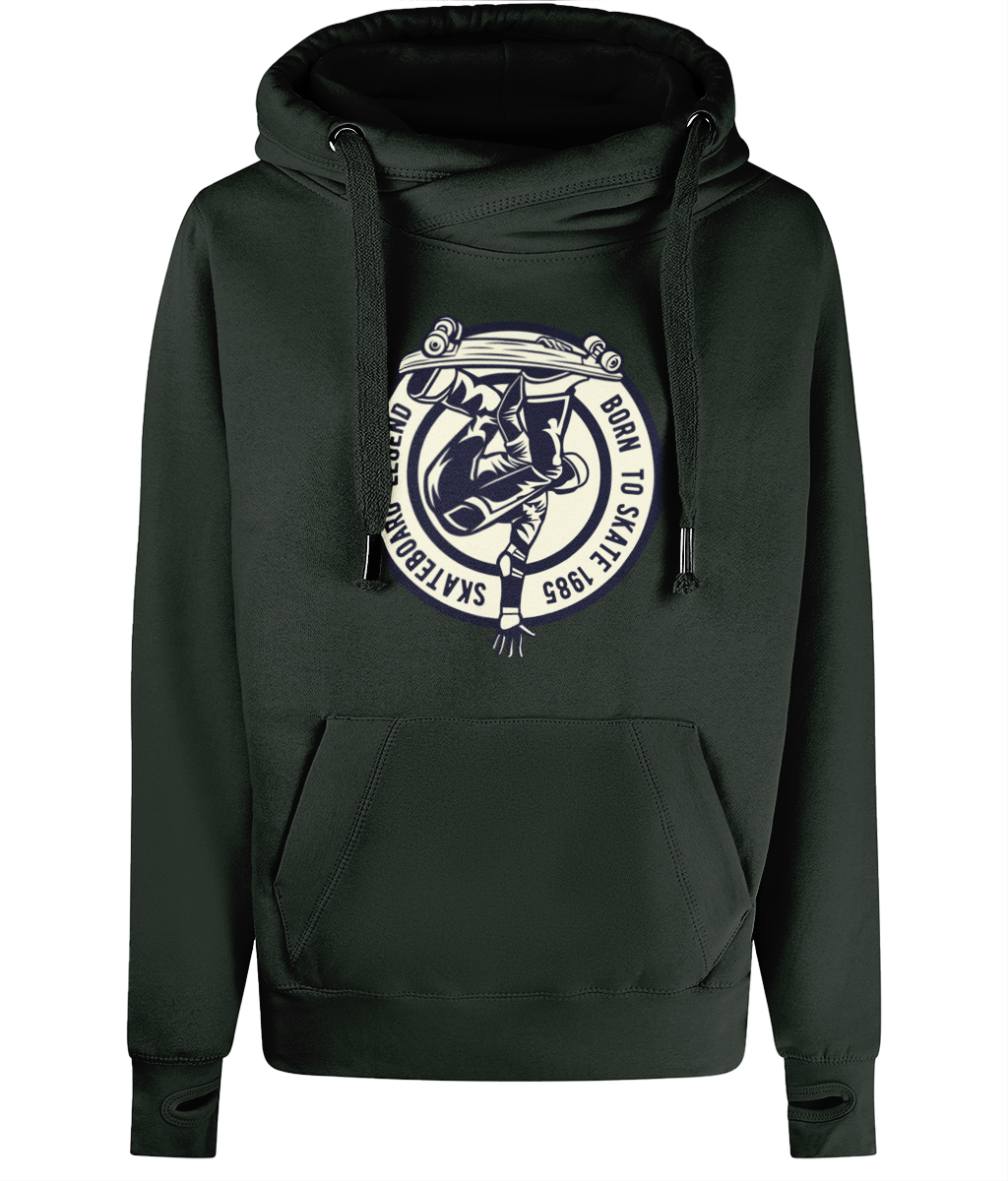 Skateboard Legend - AWDis Cross Neck Hoodie