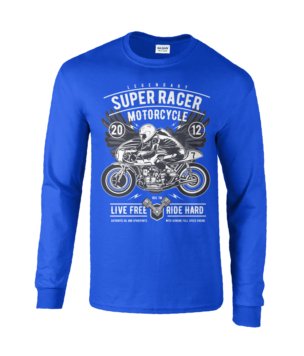 Super Racer - T-shirt à manches longues en coton ultra