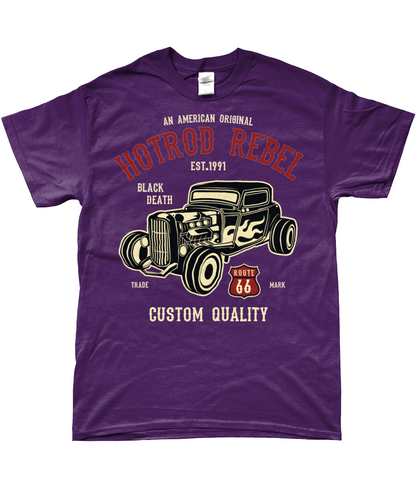 Hotrod Rebel - SoftStyle Ringspun T-Shirt