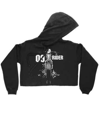 09 Rider - Bella Damen Kurzer Hoodie 