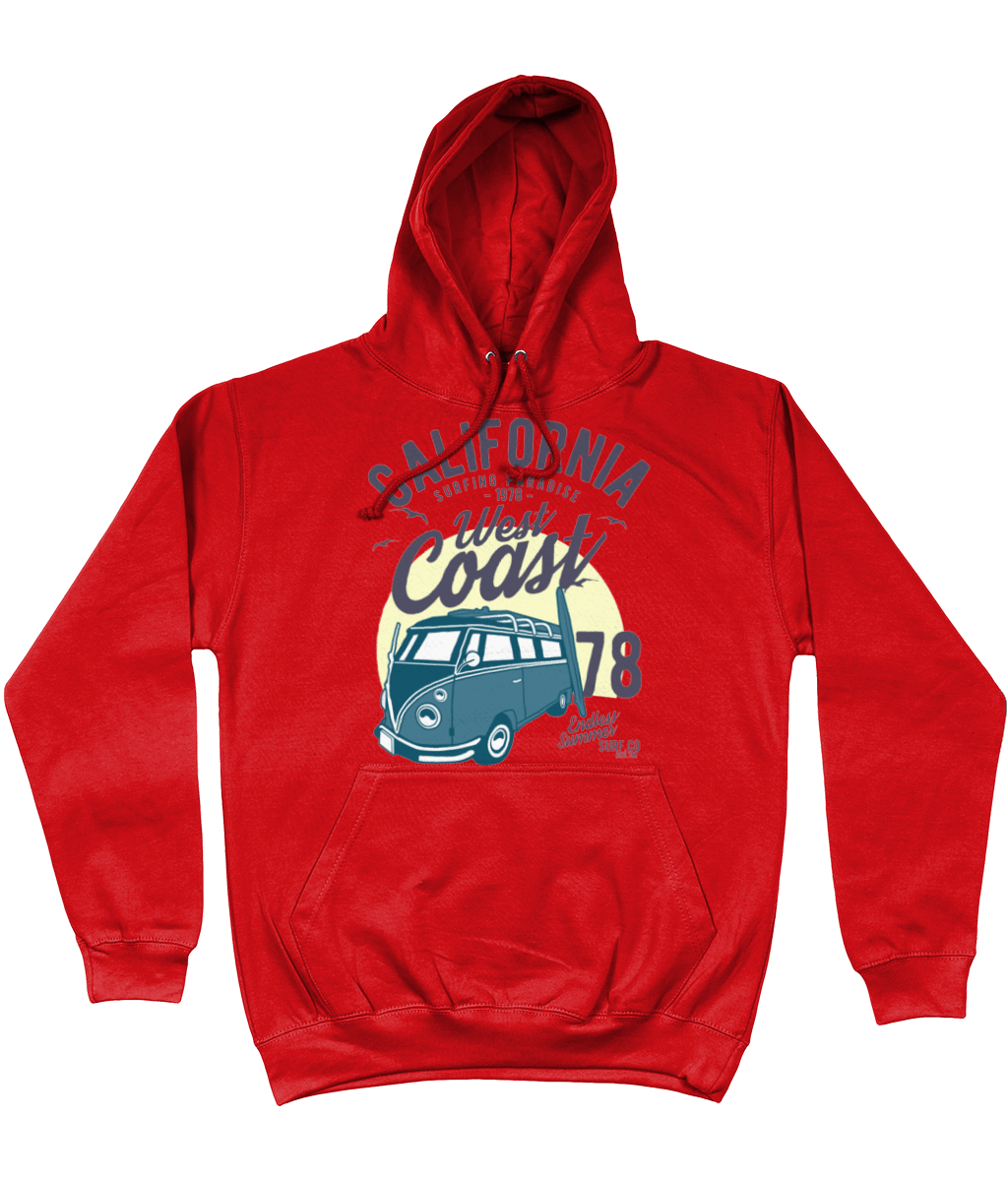 California West Coast v2 – AWDis College Hoodie - Vitesse T-Shirts UK