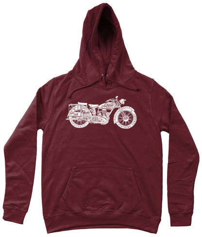 Enjoy The Ride - White - AWDis Girlie College Hoodie