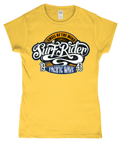 Surf Rider v2 - SoftStyle Ladies Fitted Ringspun T-Shirt